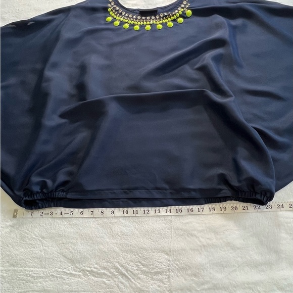 LANE BRYANT  Navy Blue Top with Neon Accents.  #037 - Picture 5 of 9